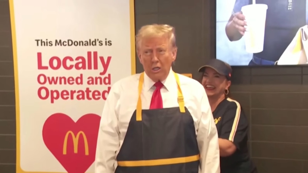 A McDonald’s nem adott engedélyt Trumpnak a krumplisütésre