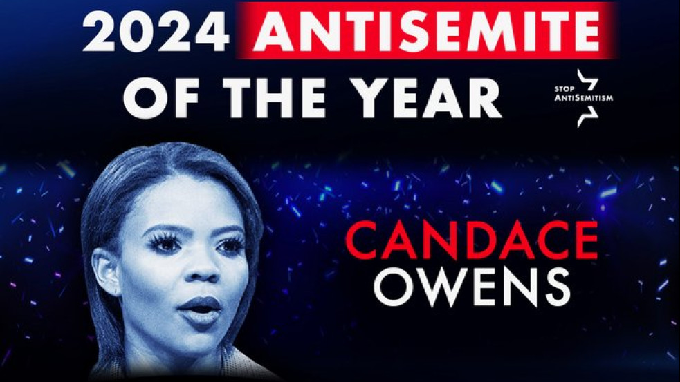 Candace Owens kapta az Év antiszemitája címet