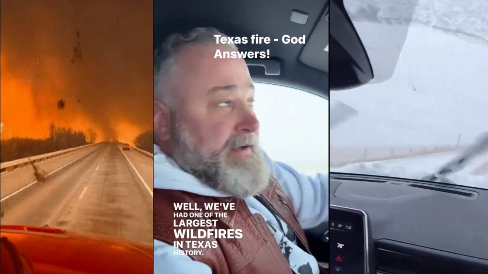 Csoda a texasi tűzvészben? Imákra érkező hóvihar menthette meg az atomlétesítményt