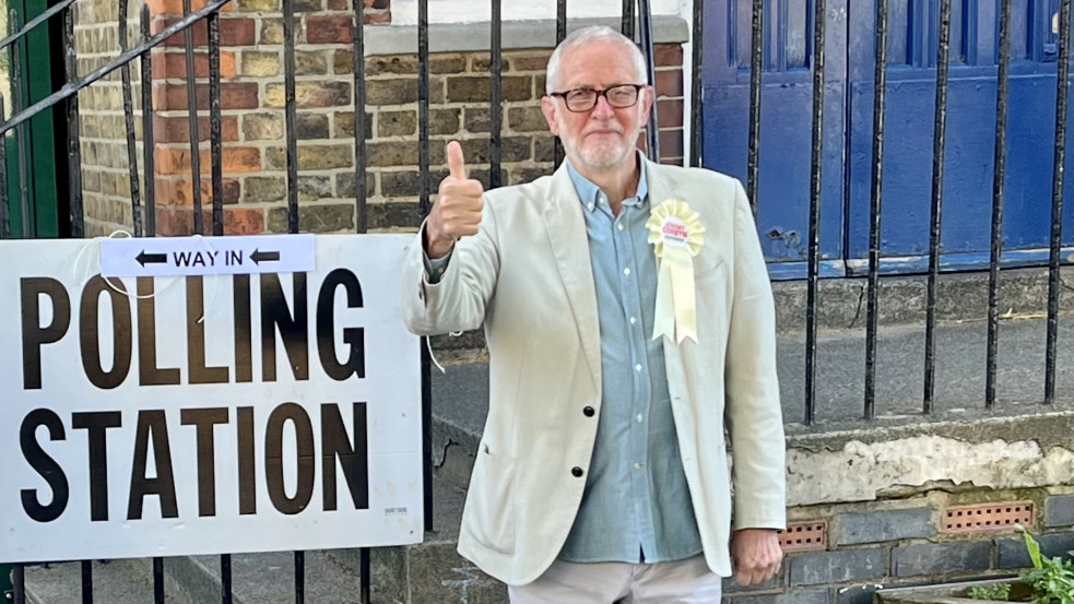 Corbyn szentül meg van győződve róla, hogy ma a britek Palesztináról szavaznak