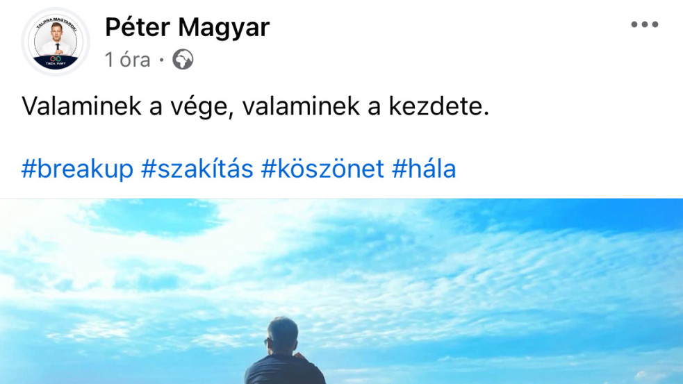 Szakításról posztolt Magyar Péter