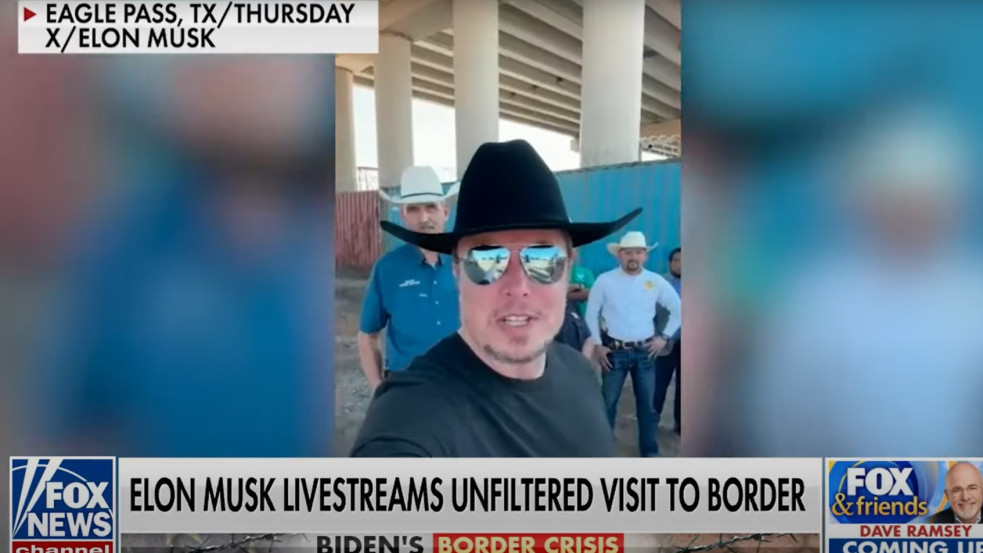 Elon Musk videóban jelentkezett be a déli határról, hogy megnézze, hogy áll a migrációs helyzet