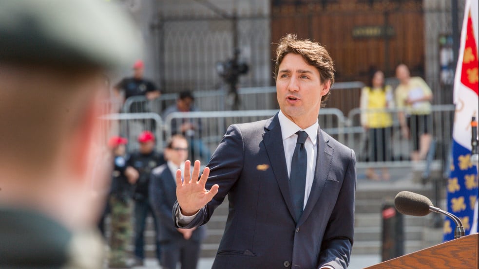 Justin Trudeau totális harcot hirdetett a kanadai fegyvertartás ellen